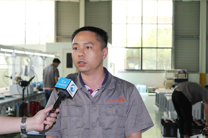 Warmly Welcome Huangshi TV station interview our company